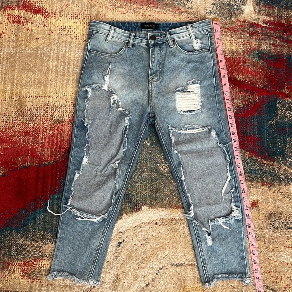 American Bazi Distressed Skinny Jeans